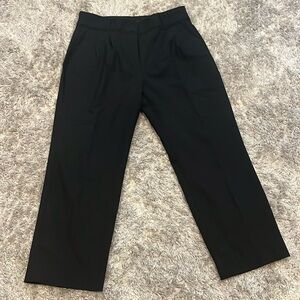 Jcrew factory black wide leg pants